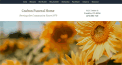 Desktop Screenshot of craftonfuneralhome.com