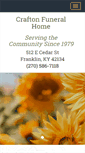 Mobile Screenshot of craftonfuneralhome.com